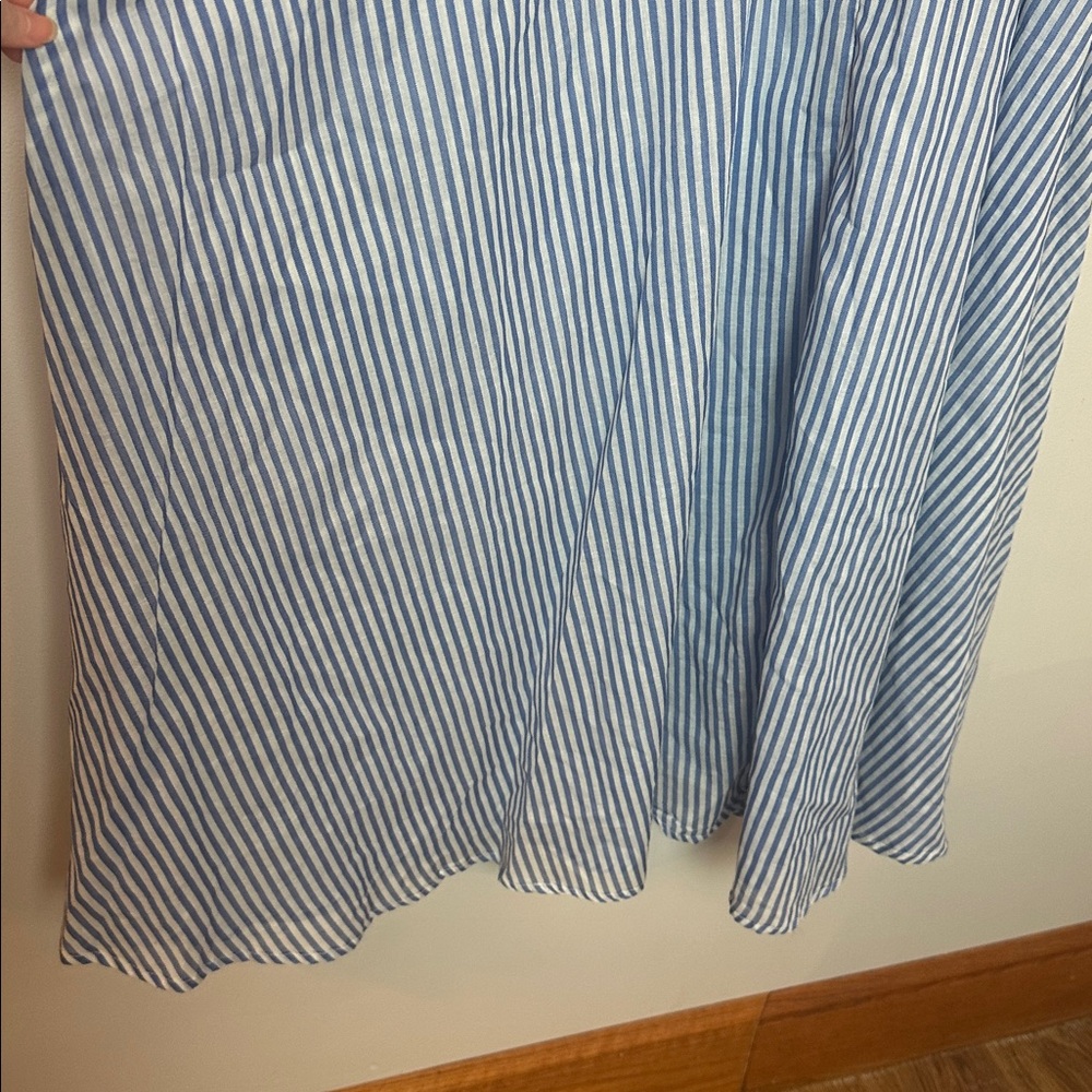 Blue Striped Maxi Dress - Picture 3 of 6